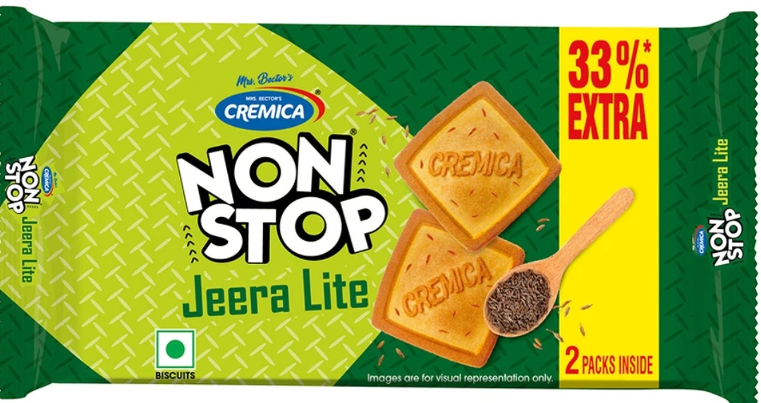 क्रमिका जीरा लाइट बिस्कुट ₹10/( Cremica Jeera Lite Biscuits Rs10/-)