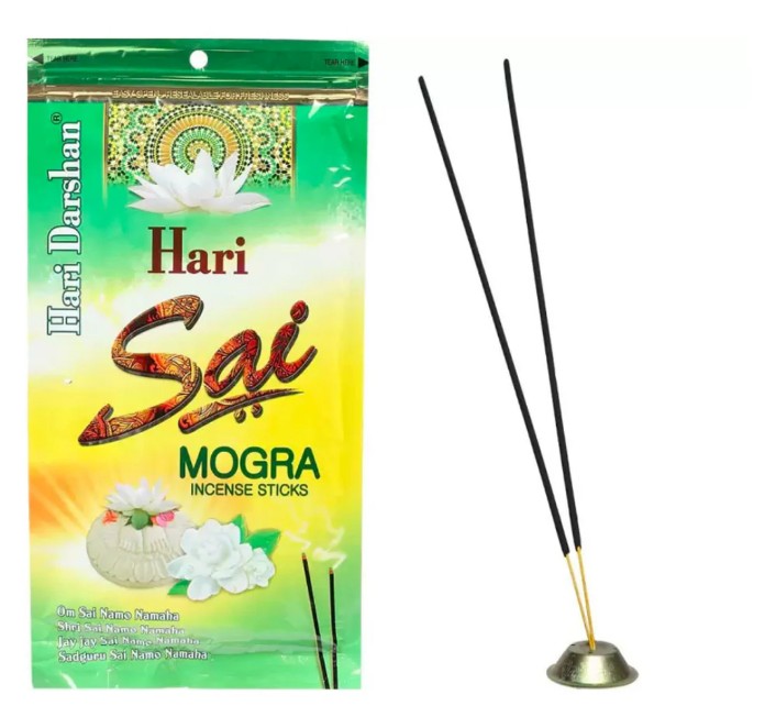 हरि दर्शन मोगरा अगरबत्ती 01 पैकेट ( Hari Darshan Mogra Agarbatti Rs 120 Gm)D145036