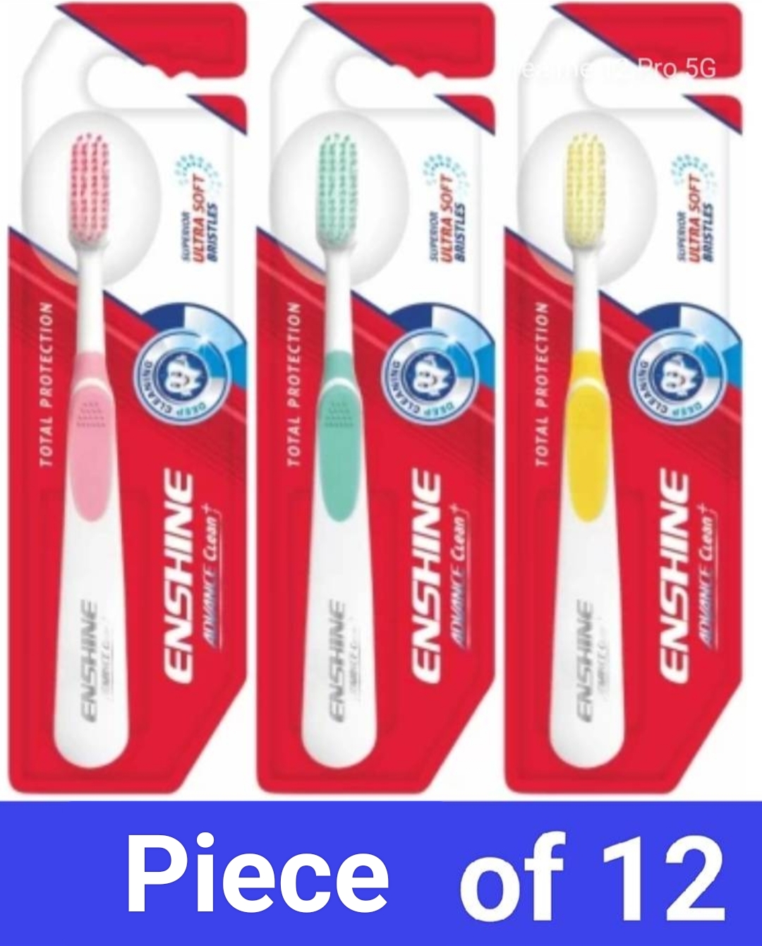 एनसाइन टूथ ब्रश पैक ऑफ 12(Enshin Toothbrush Pack of 12)