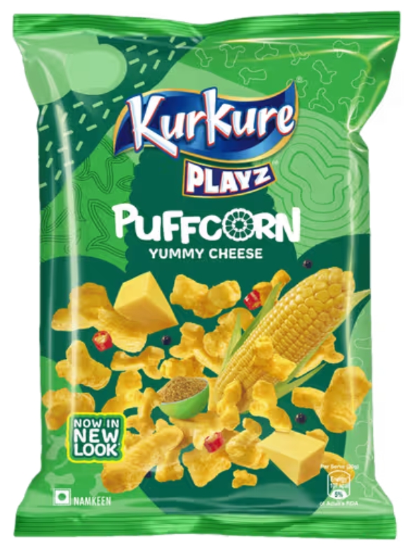 कुरकुरे पुफकॉर्न ₹ 20/-(Kurkure Playz Puffcorn Yummy Cheese )