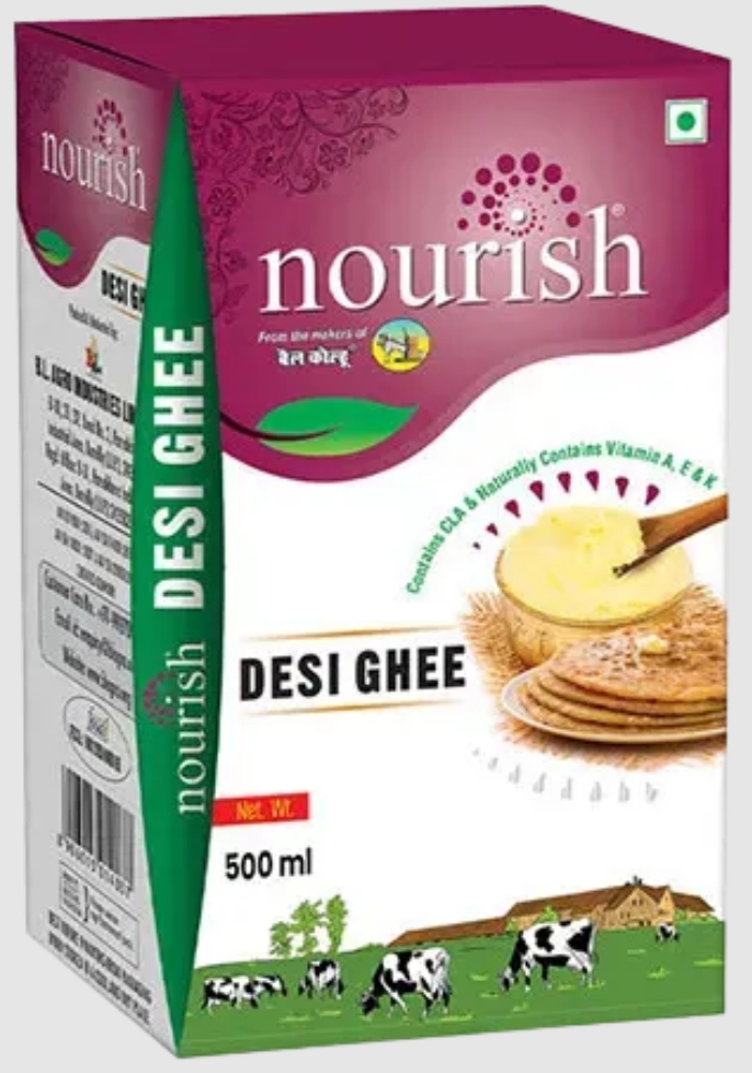नॉरिस शुद्ध देसी घी 500 ML ( Nourish Deshi Ghee)