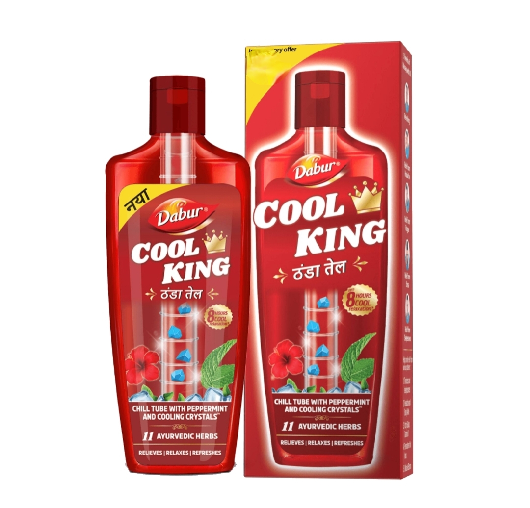 डॉबर कुल किंग ठंडा तेल 187ml (Dabur Cool King Thandha Tel 187ml