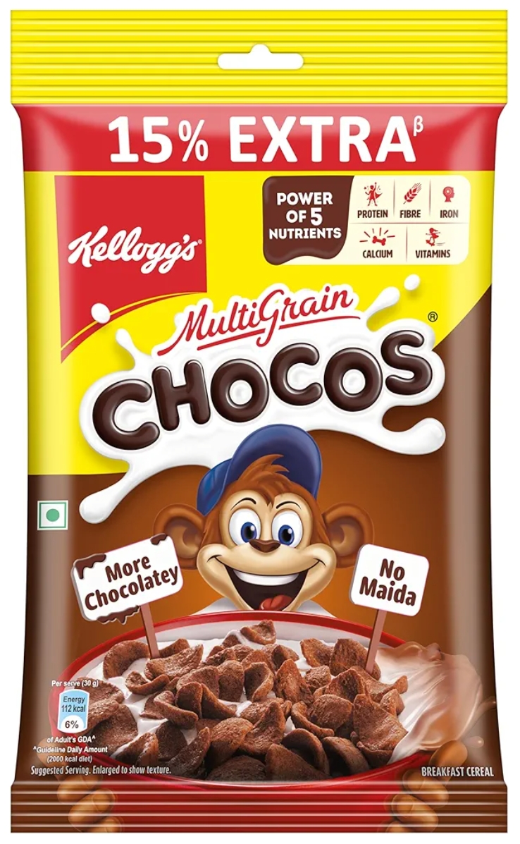 केलॉग्स चोकोज 110 ग्राम ( Kellogg's New Multigrain Chocos,)M145010