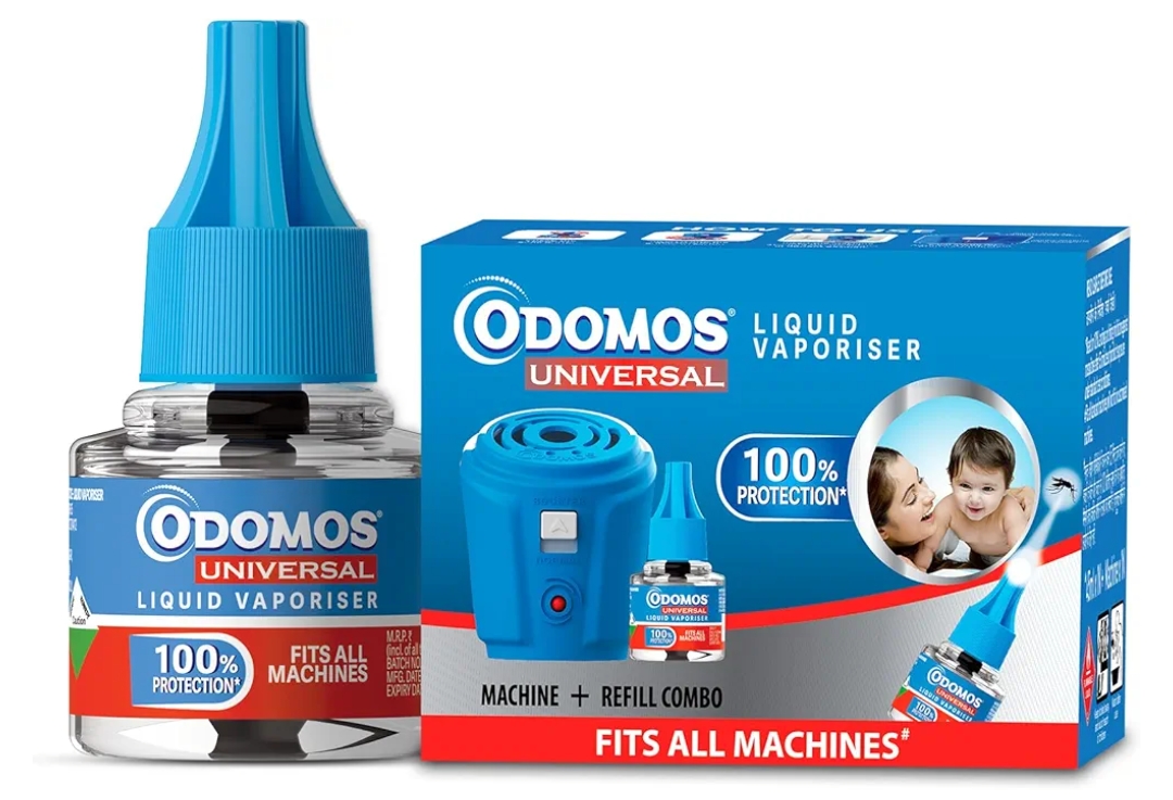 ओडोमोस कॉम्बो 01 पीस(Odomos Combo Pack 01 Piece Machine+ 45 Ml Liqued