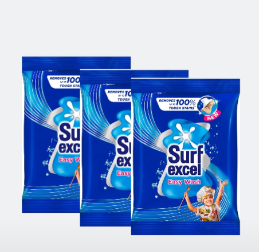 सर्फ एक्सेल पाउडर ₹10/- (Surf Excel Easy Wash Detergent Powder Pack Of 12)D145011