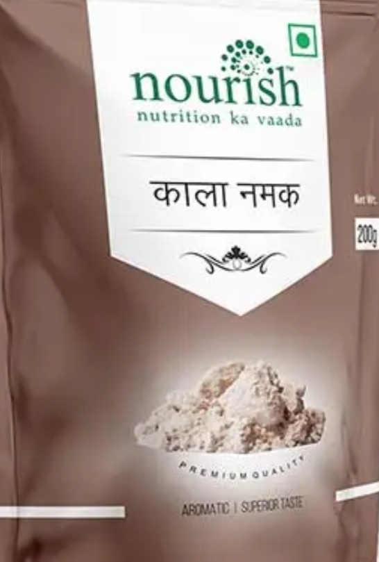 काला नमक न्यूरिश 200 ग्राम ( Kala Namak/Black Salt Nourish 200 Gram)