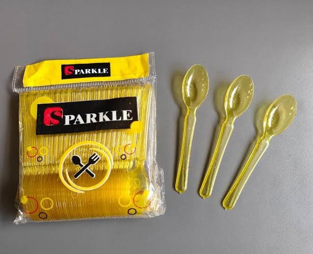 स्पार्कल स्पून खाना 50पीस (Sparkle Spoon Pack Of 50)R145008