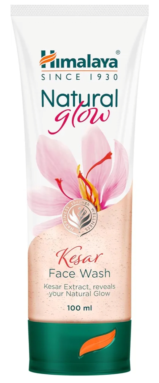 हिमालया नेचुरल केसर फेस वॉश 100ml (Himalaya Netural Glow & Kesar Face Wash 100ml)