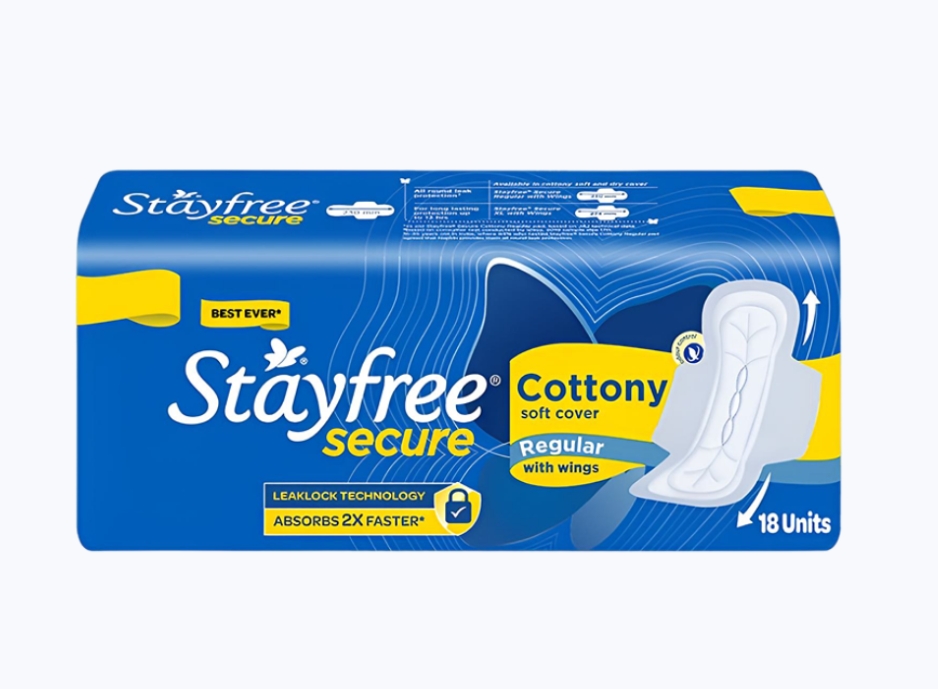 स्टेफ्री रेगुलर 18पीस XL(Stayfree Regular 18Pc)D145010