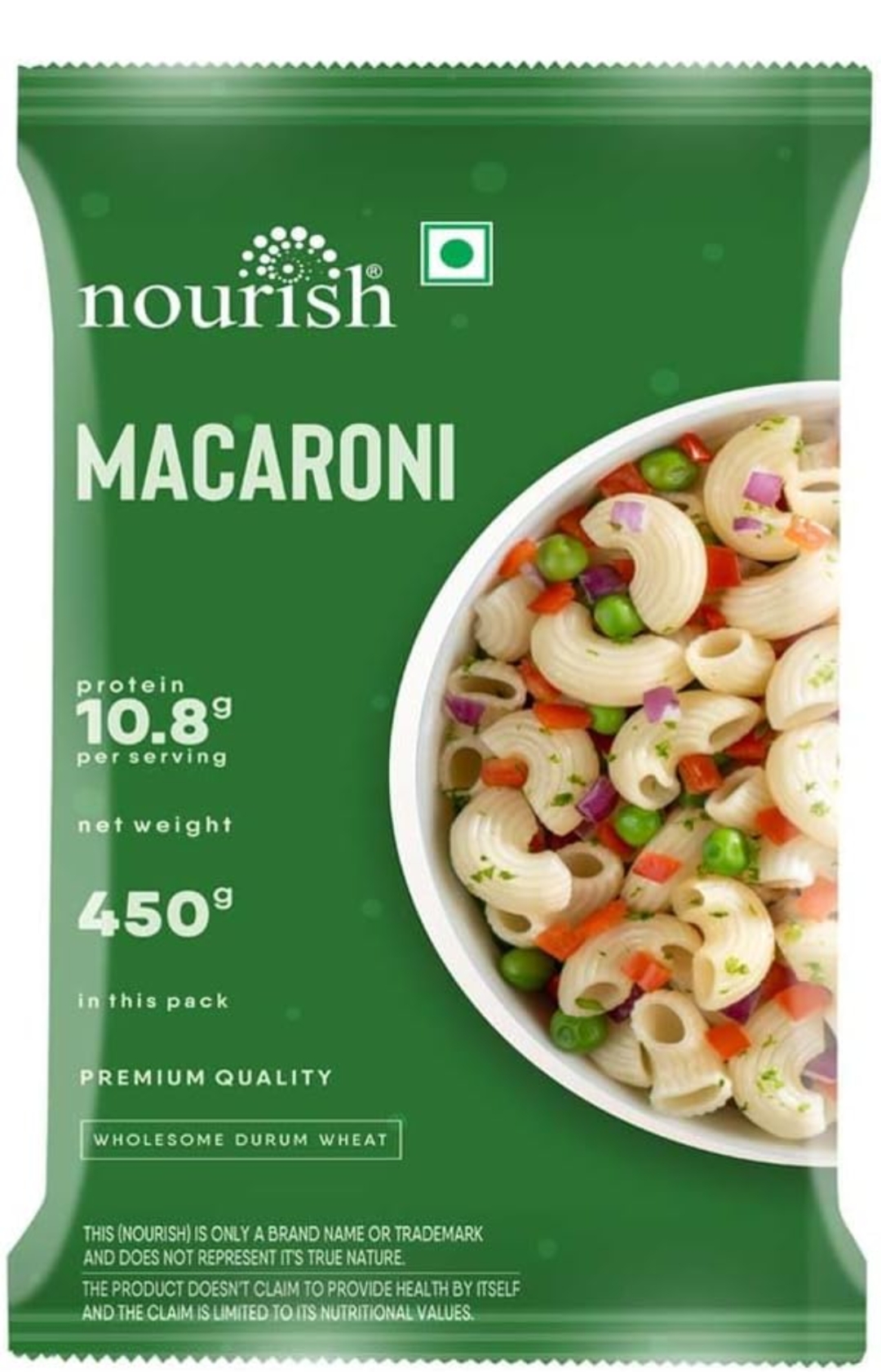 नूरिश मैक्रोनी 450 ग्राम ( Nourish Macrony/Macarony 450 Gm)