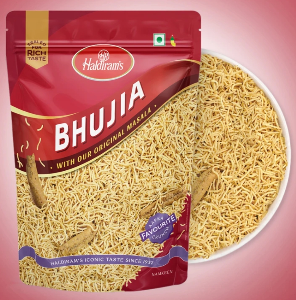 हल्दीराम बेसन भुजिया 1किलो (Haldiram Besan Bhujiya 1Kg)D145011