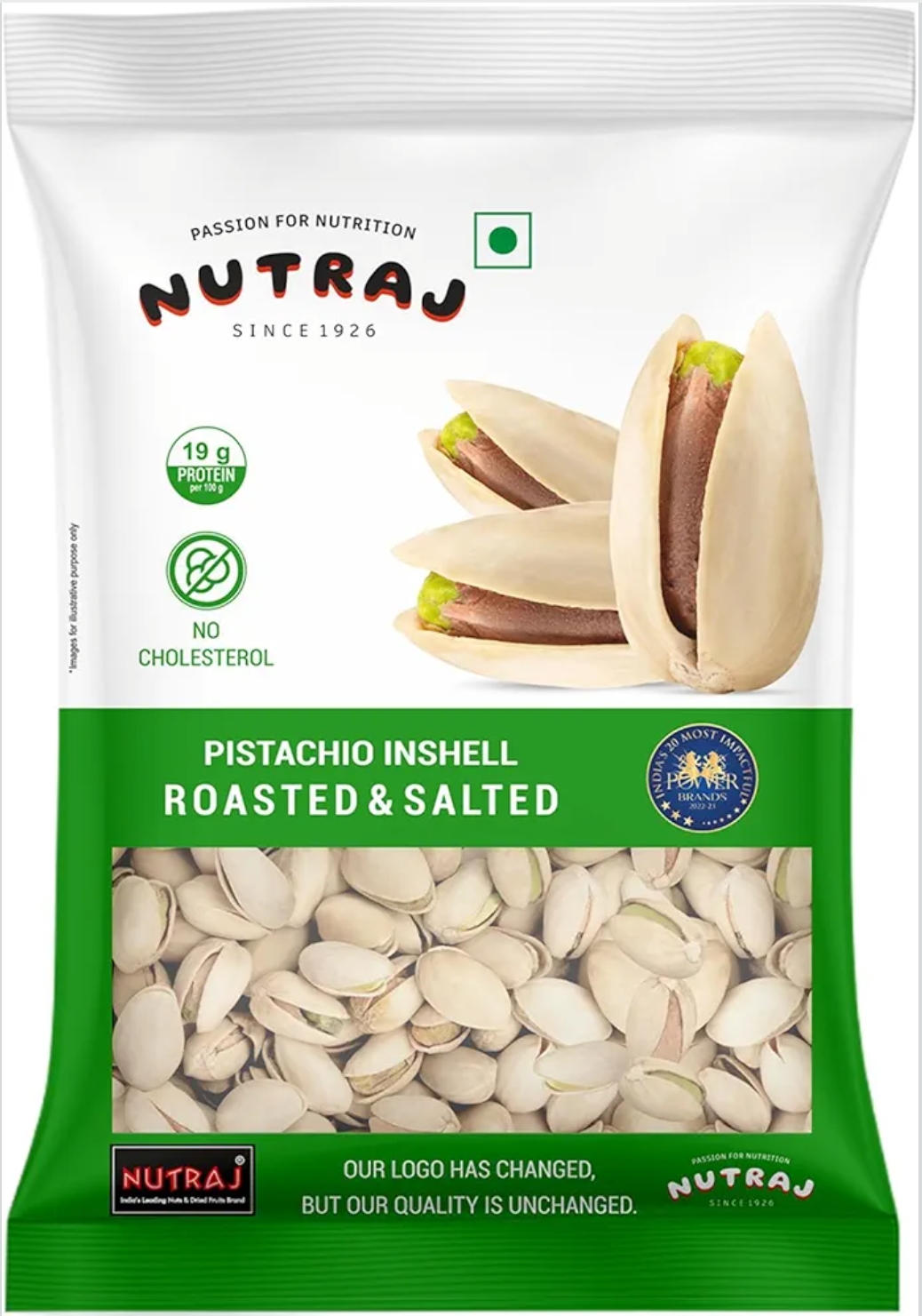 नटराज पिस्ता 100ग्रा (Nutraj Pistachios Inshell Rosted & Salted Pista 100gm )R145008