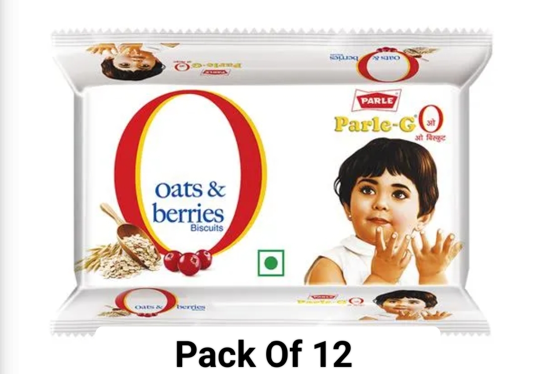 पारले जी ओट्स एंड बेरीज Rs 10/-(Parle-G Oats And Berries Biscuit Pack of 12)
