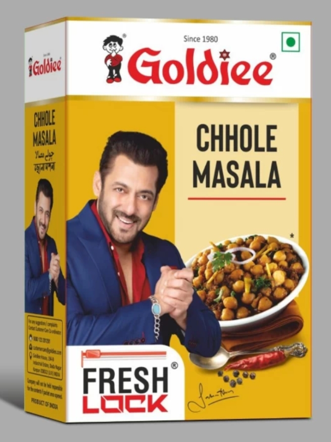 गोल्डी छोले मसाला 100 ग्राम (Chhole Masala 100 gm) Code -00505