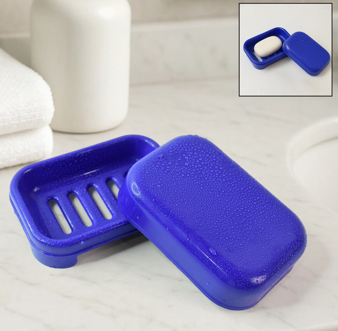 प्लास्टिक साबुनदानी ( Premium Rectangular Plastic Soap Case)