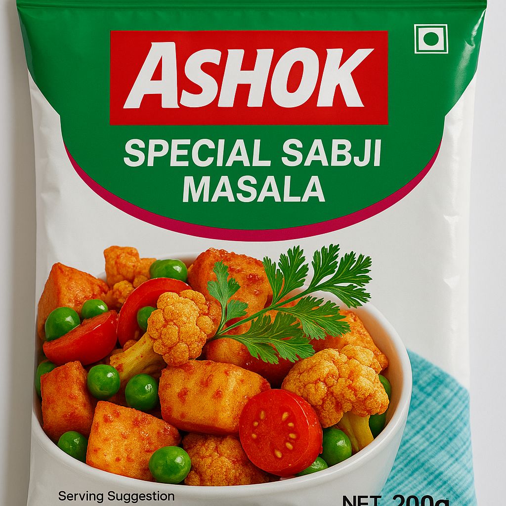 अशोक सब्जी मसाला 200 ग्राम (Ashok Sabji Masala 200 gm)D145020