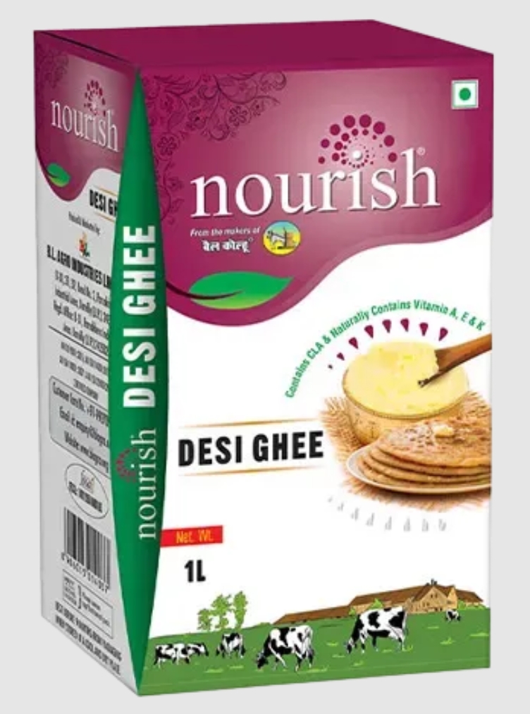 नॉरिस शुद्ध देसी घी 1ली. (Nourish Deshi Ghee 01 L)
