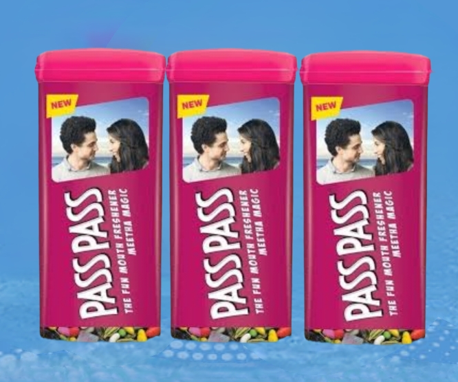पास पास माउथ फ्रेशनर मीठा मैजिक ₹10/-( Pass Pass Mouth Freshner Meetha Magic Pack of 3)