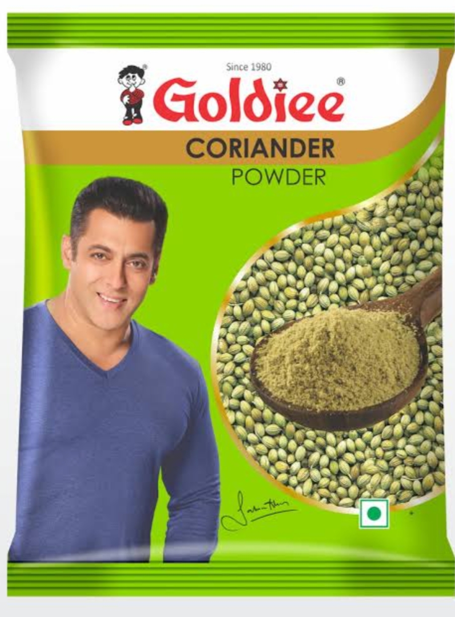 धनिया पाउडर 200 ग्राम Coriander Dhaniya Powder Goldiee 200 Gm) 0758