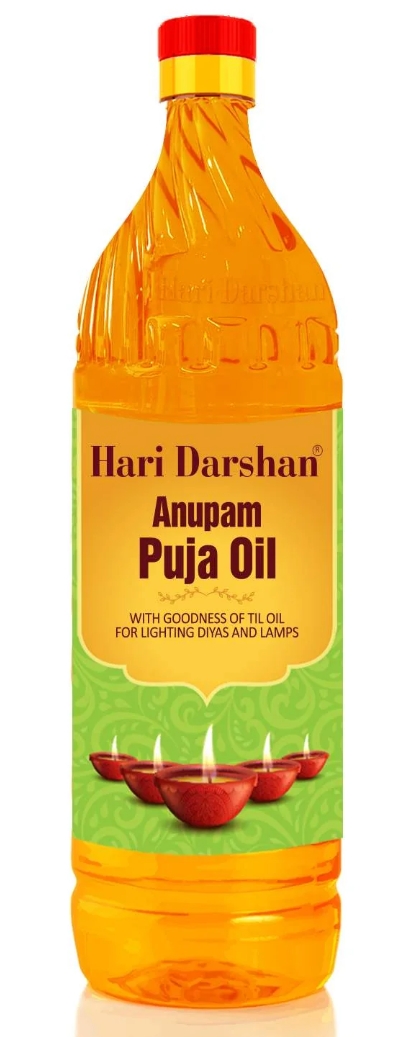 हरिदर्शन अनुपम पूजा दिया ऑयल/तिल का तेल 450 Ml (Haridarsan Anupam Puja Tel/Til Oil)
