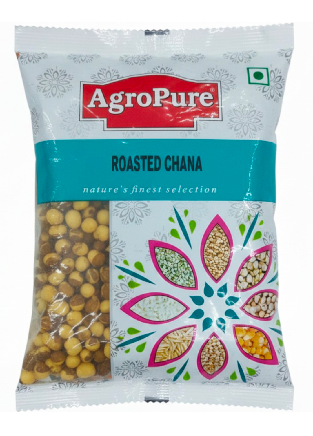 एग्रो प्योर भुना चना 400ग्राम (Agro Pure Bhuna Chana 400Gm)R145008/02