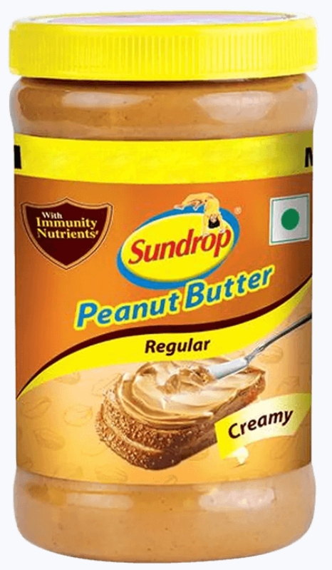 सनड्रॉप पीनेट बटर रेगूलर क्रीमी 462G(Sundrop Peanut Butter Regular Creamy 462g