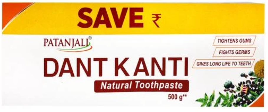 दंत कान्ति टूथ पेस्ट 500 ग्राम ( Patanjali Dant Kanti Tooth Paste 500 Gm)