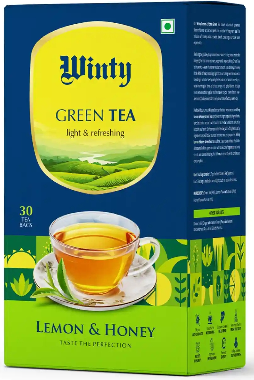 विंटी ग्रीन टी लेमन & Honey 30 बैग(Winty Green Tea Lemon & Honey 30Bag)CD145030