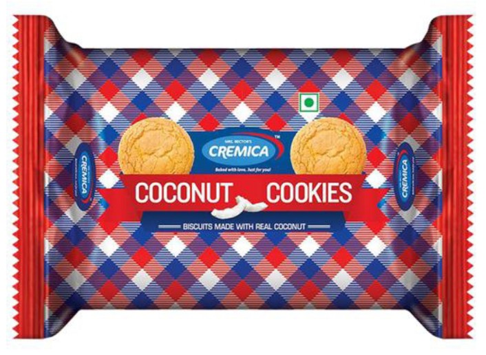  क्रमिका कोकोनट कुकीज़  बिस्कुट 30 रू ( Cremica Coconut Cookies Biscuit Rs 30)