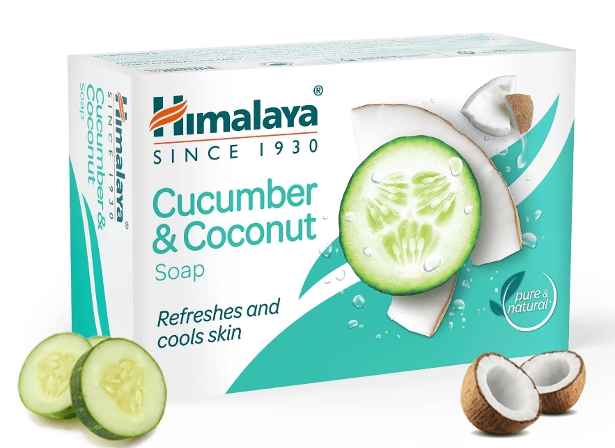 हिमालया कुकुंबर & कोकोनट 125ग्राम (Himalaya Cucumber &Coconut Soap 125 Gm)