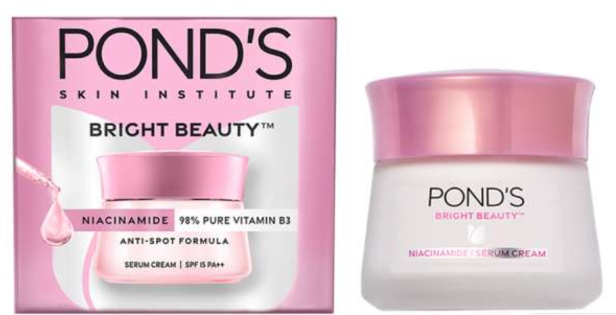 पॉन्ड्स स्पॉटलैस ब्राइट ब्यूटी क्रीम 35ग्रा ( Pond's Bright Beauty Spotless Fainess Cream 35Gm)