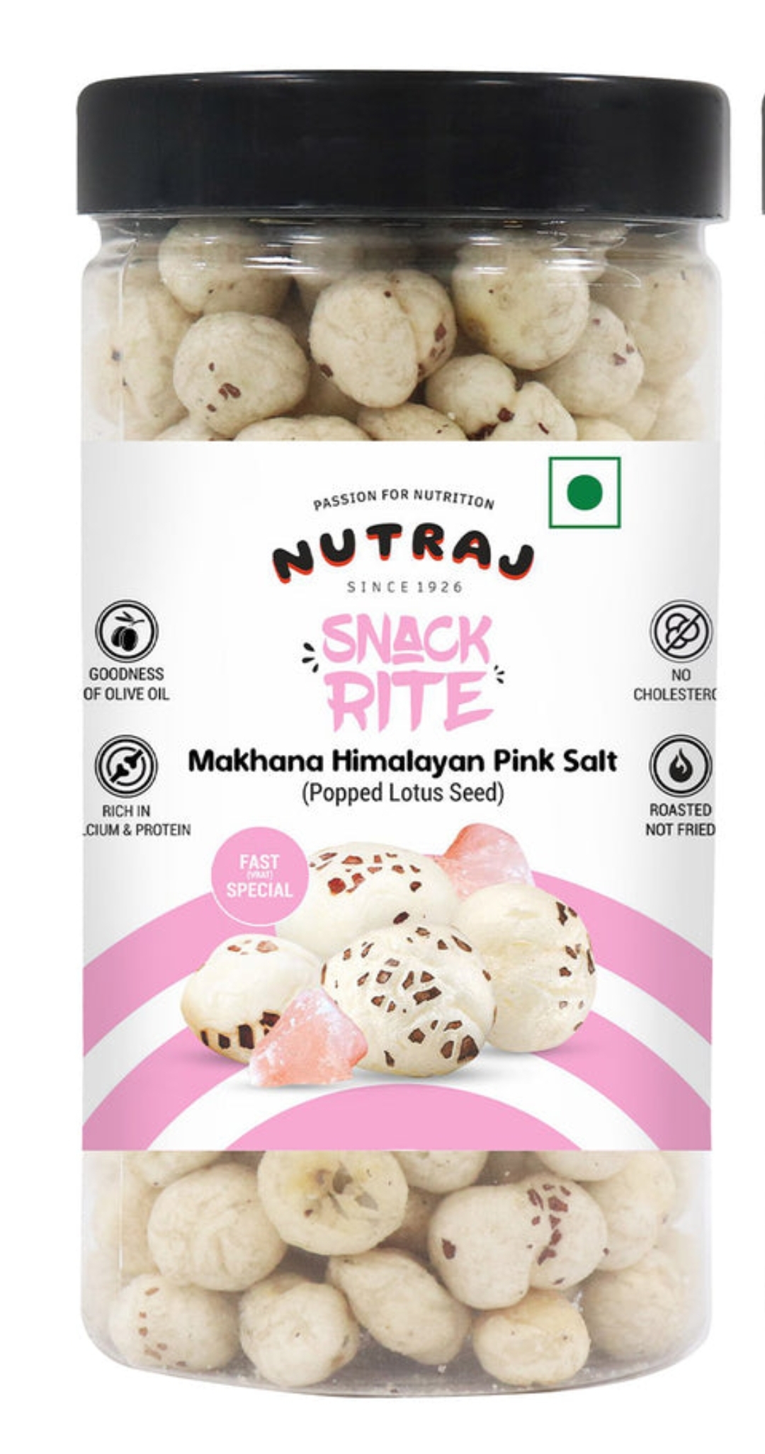 नटराज पिंक साल्टेड मखाना 70ग्राम (Nutraj Pink Salted Makhana 70Gm)R145020/02