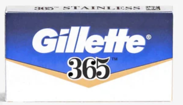 जिलेट ब्लेड 365 16/- (Gillette 365 Double Edge Blades 16/-) D145015