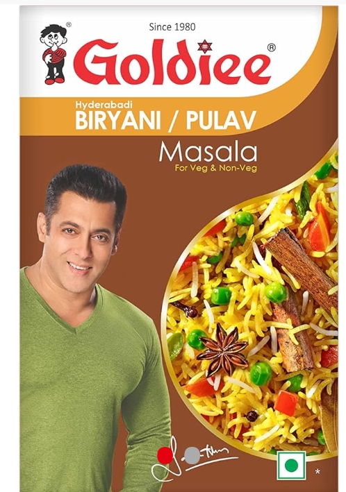 गोल्डी बिरयानी मसाला 50 ग्राम(Goldiee Biryani Masala 50Gm)