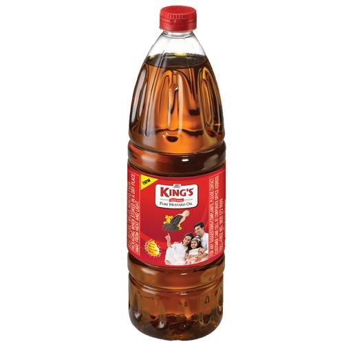 सरसों तेल 1ली (Kings Mustard Oil Bottle1L)R145004