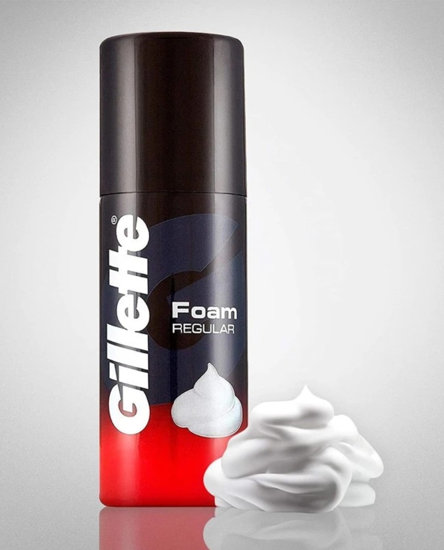 जिलेट शेविंग फोम 196ग्राम (Gillette Shaving Foam 196Gm)D145011