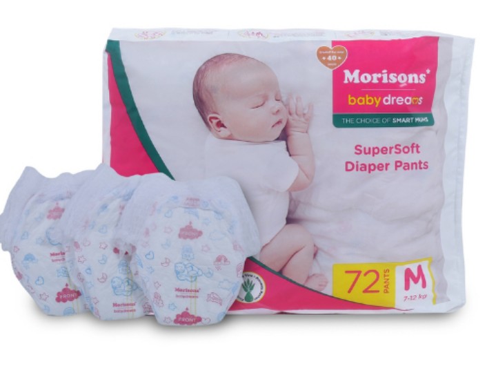 78 Piece Small Size Morisons Diapper For 7 to 12 Kg Child