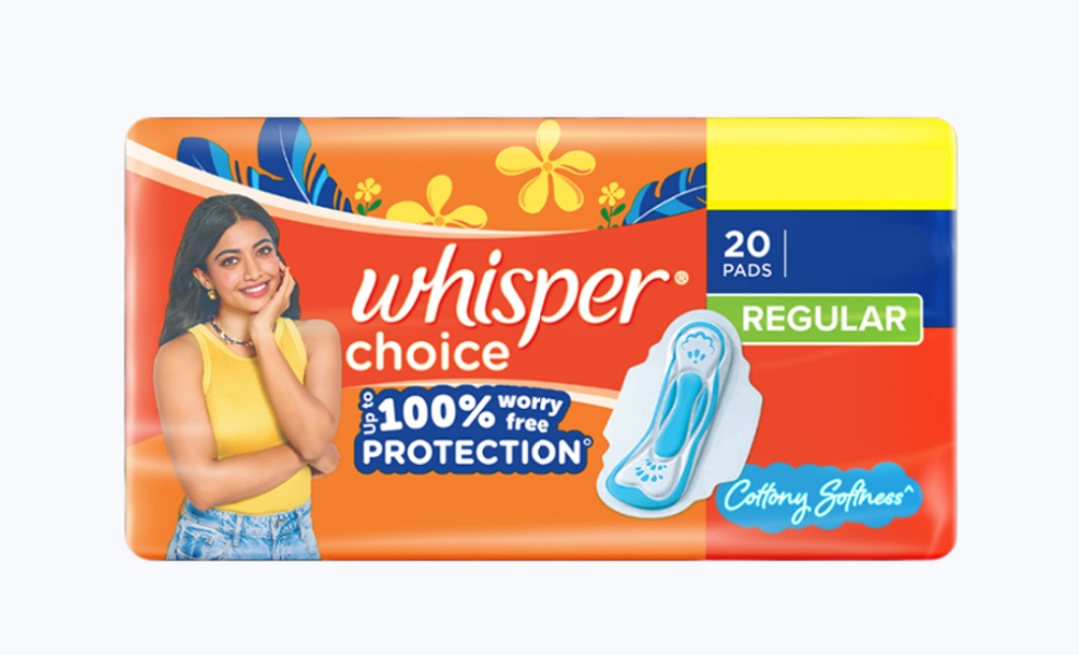 व्हिस्पर चॉइस 20पीस रेगुलर (Whisper Choice 20Pc Regular) D145010