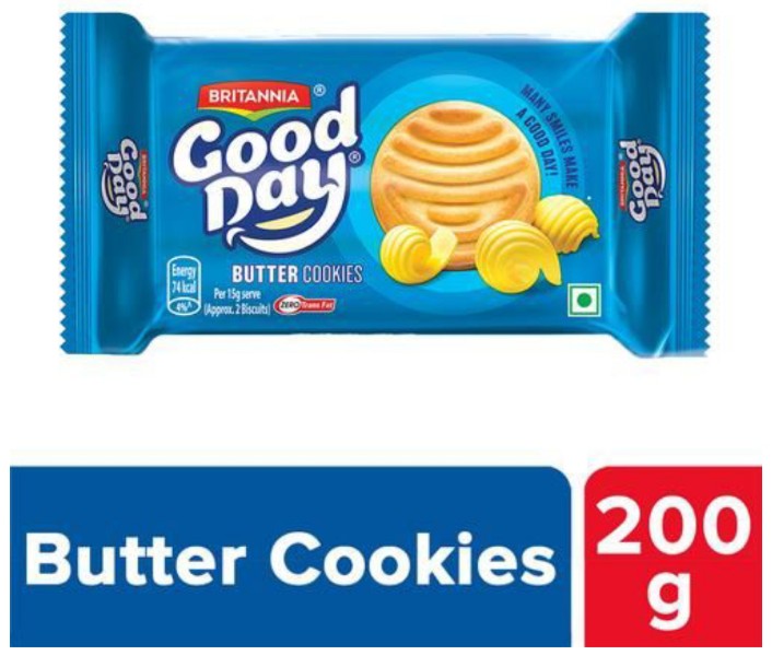 गुडडे बटर कुकीज़ MRP 40/- ( Britannia Goodday Butter Cookies 40/-)