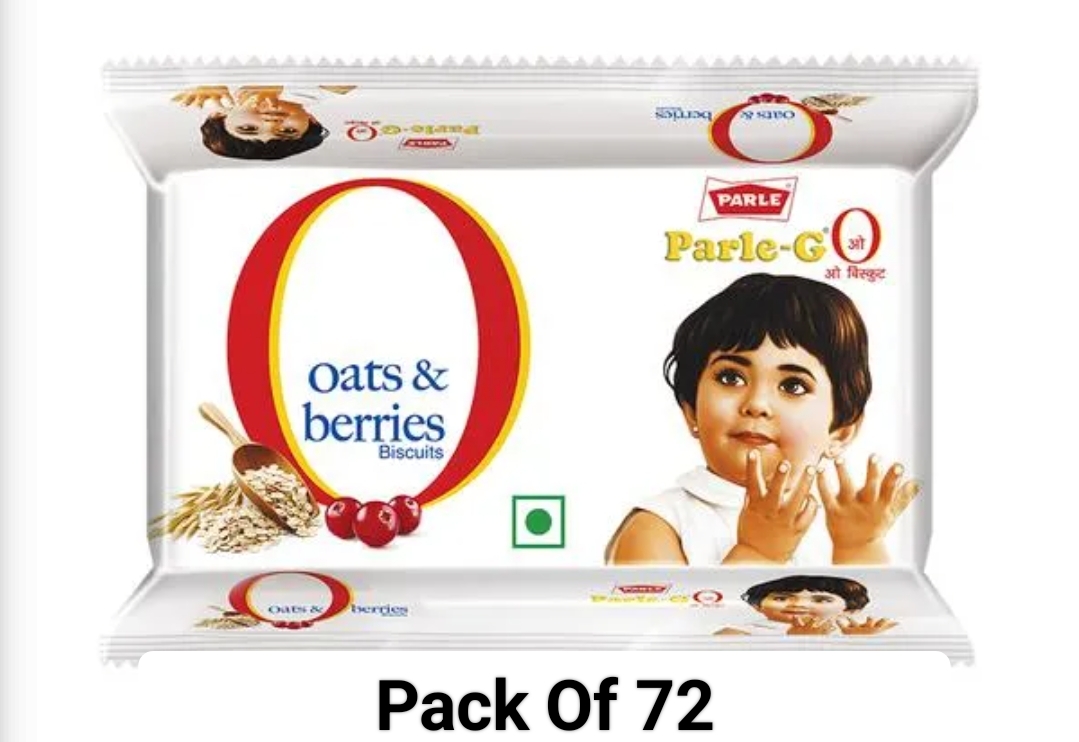 पारले जी ओट्स एंड बेरीज Rs 10/-(Parle-G Oats And Berries Biscuit Pack of 72)