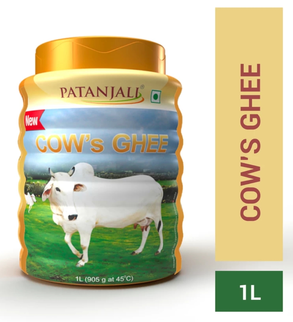 पतंजलि गाय का घी 1ली.(Patanjali Cows Ghee 1L)