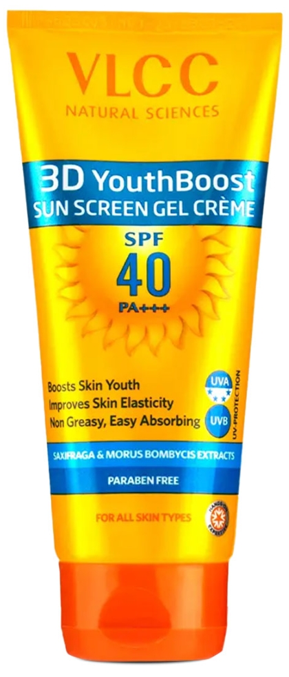 VLCC सन क्रीम 50gm(VLCC Sun Screen Gel Cream SPF 40 PA+++50gm)  