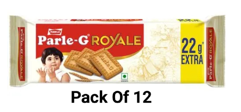 परले जी रॉयल ₹10/-(Parle-G Royale Biscuit Pack of 12)