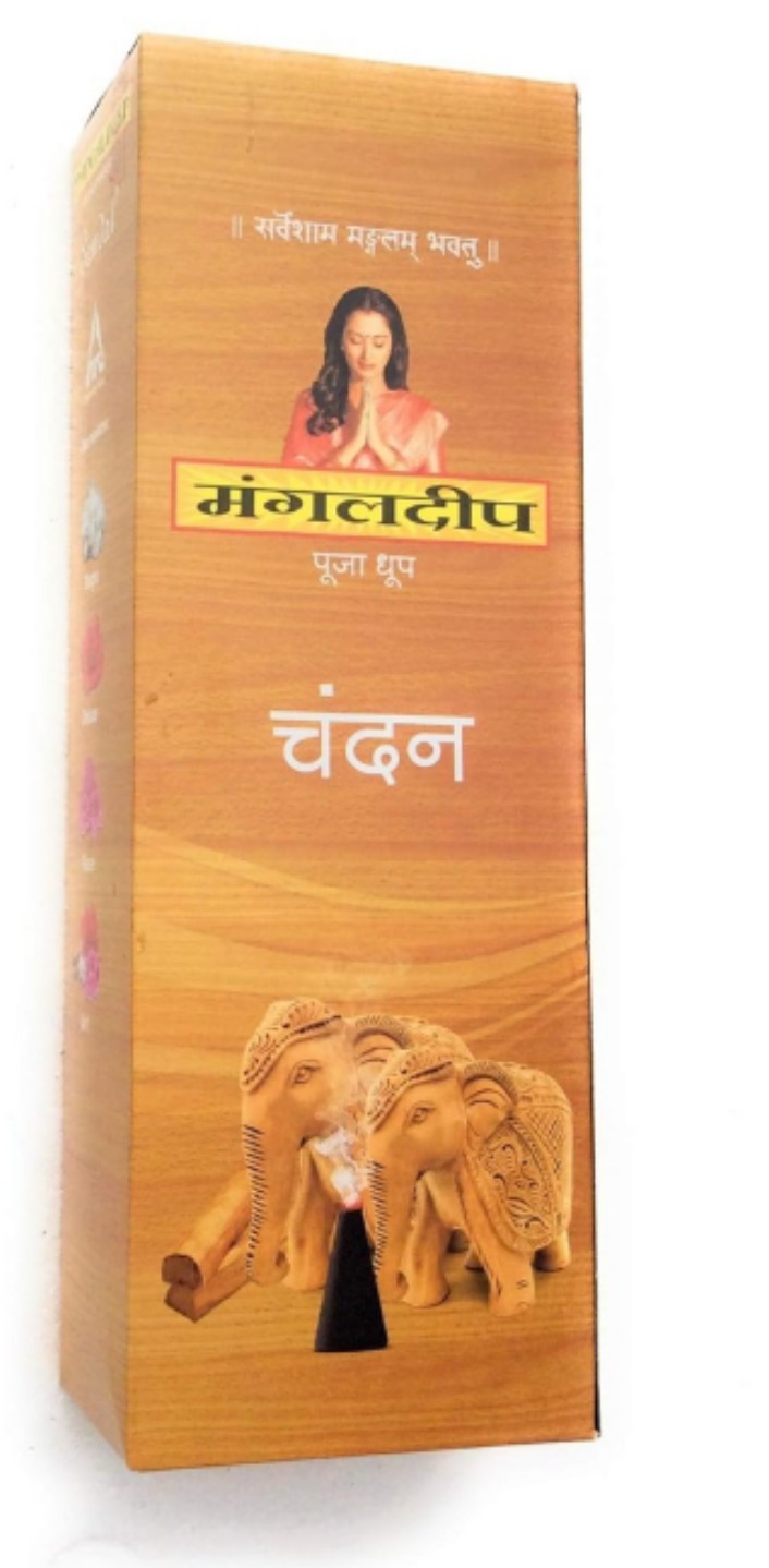 मंगलदीप चंदन धूप  ( Mangaldeep Chandan/Sandal Dhoop Pack of 12 Piece)