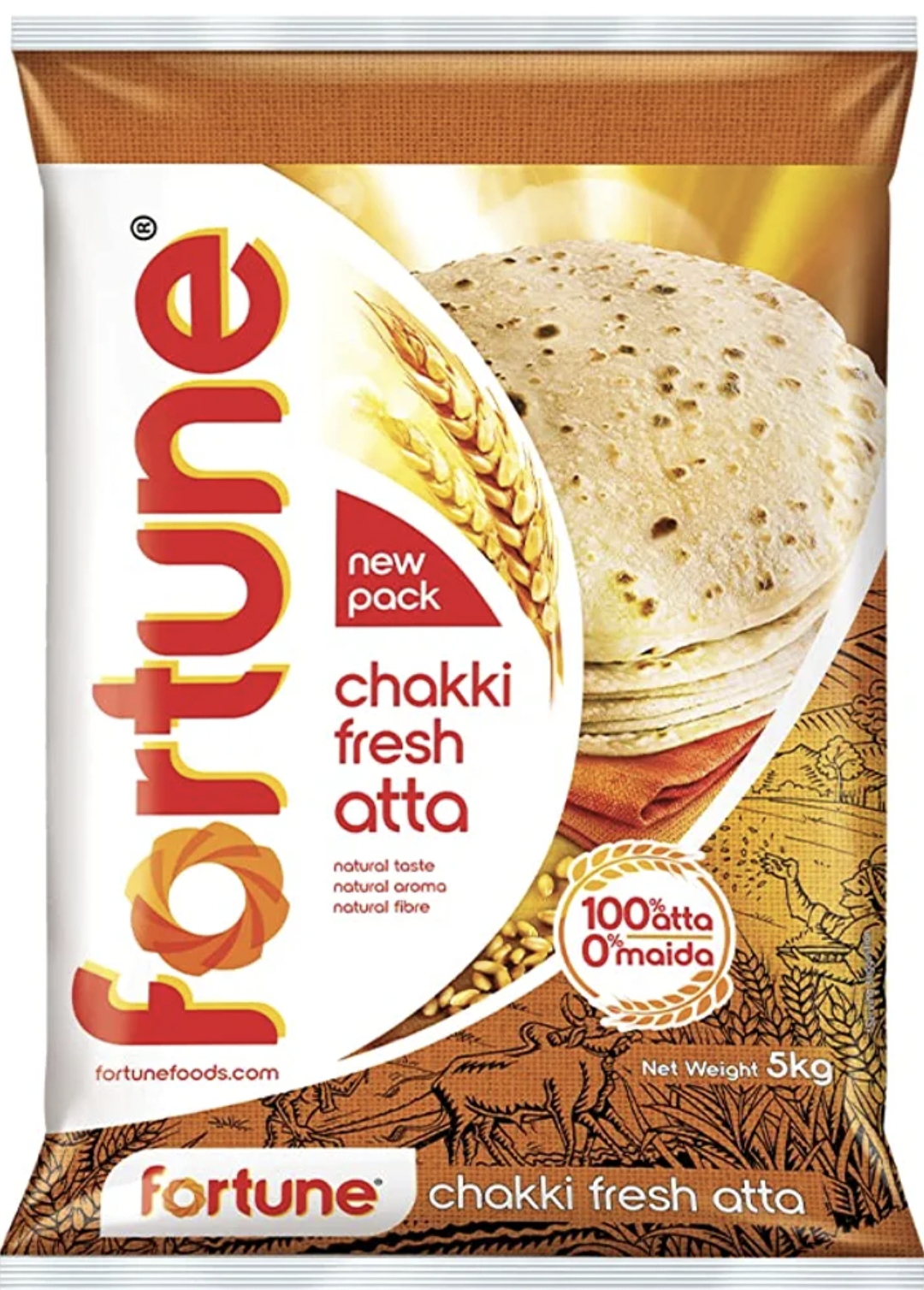 फॉर्च्यून आटा 05 किग्रा Fortune Atta @ 5 Kg