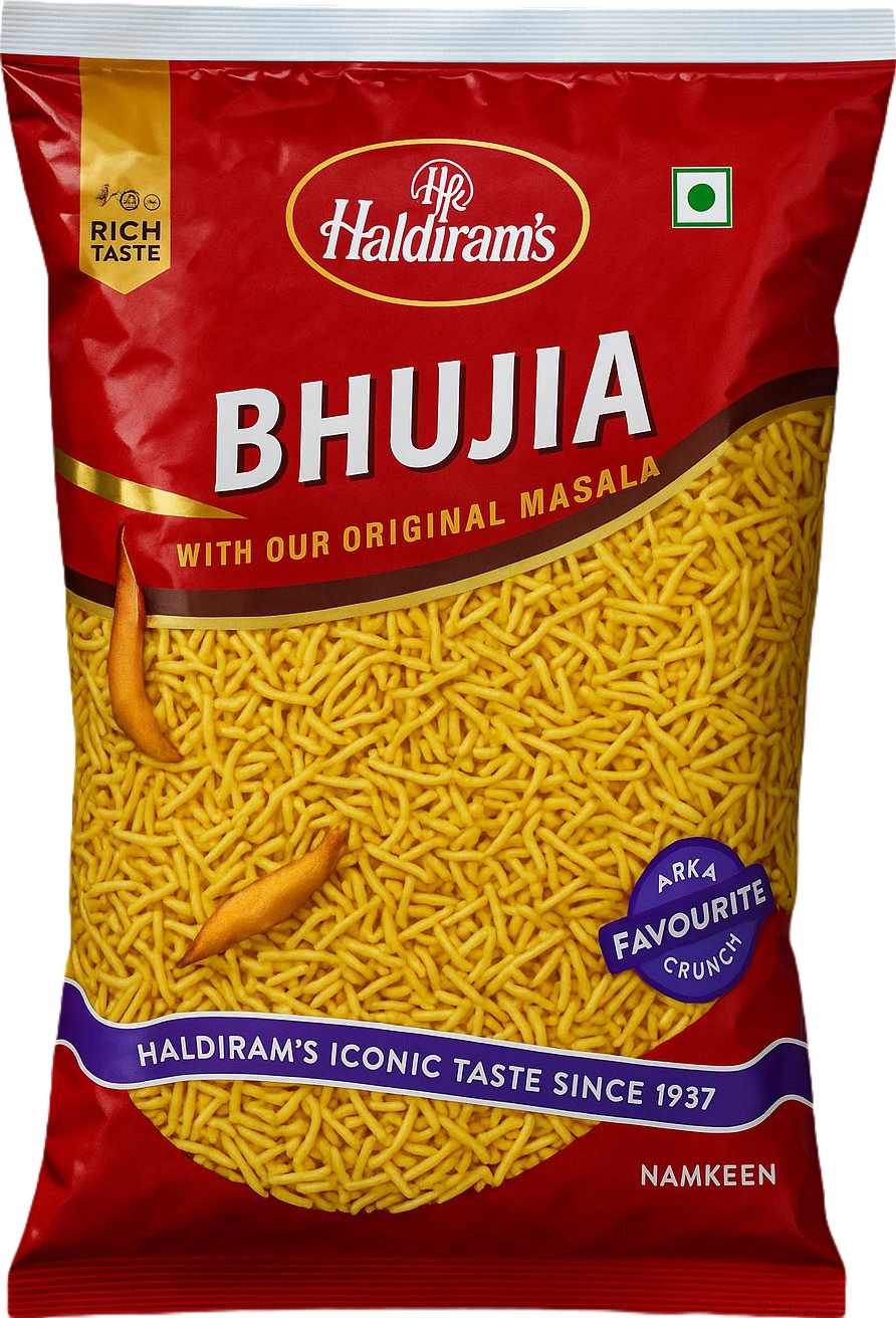 हल्दीराम बेसन भुजिया 400ग्राम (Haldiram Besan Bhujiya 400Gm)D145011