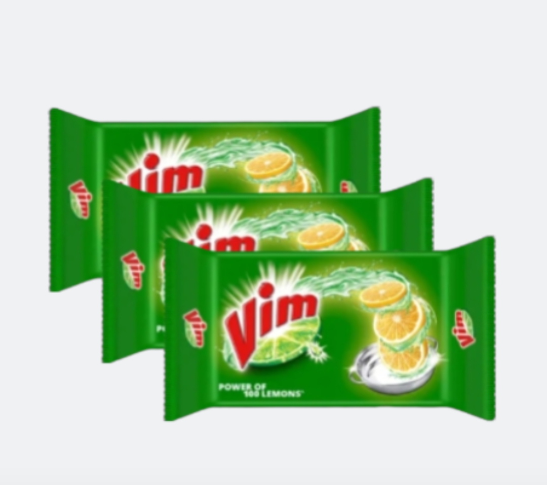 विम डिशवॉश बार  3x300ग्रा (Vim lemon Dishwash Bar Pack of 3)D145009