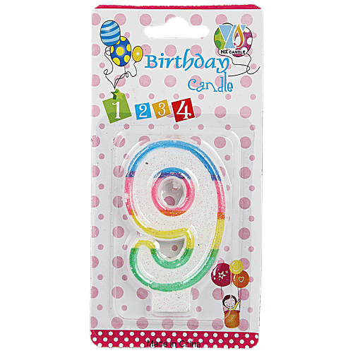 बर्थडे नंबर कैंडल नॉर्मल 8 नं(Birthday Number Candel Normal 8 No.)