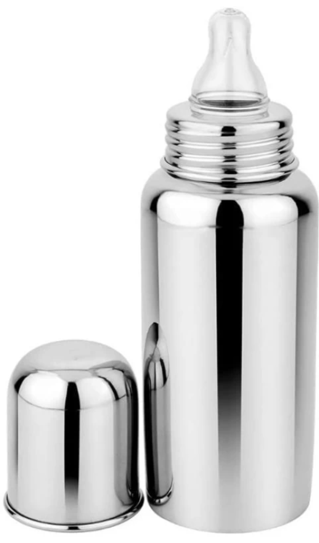 बेबी स्टील मिल्क बोतल (Baby Stainless Steel Milk Feeding Bottle 250ml