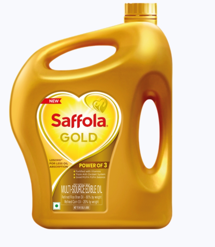 सफोला गोल्ड कुकिंग ऑयल 3लीटर (Saffola Gold Cooking Oil 3L)
